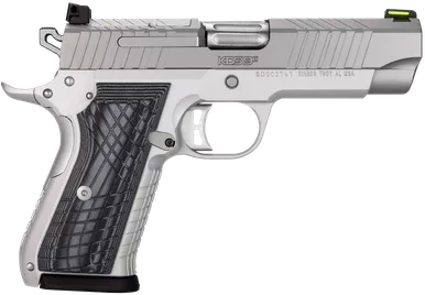 Kimber Mfg.,inc 3100013 KDS9C9mm 10+1 4.09" KimPro SilverFront and Rear Serrations Stainless Steel Slide Gray and Black G10 Crosshatch Grip