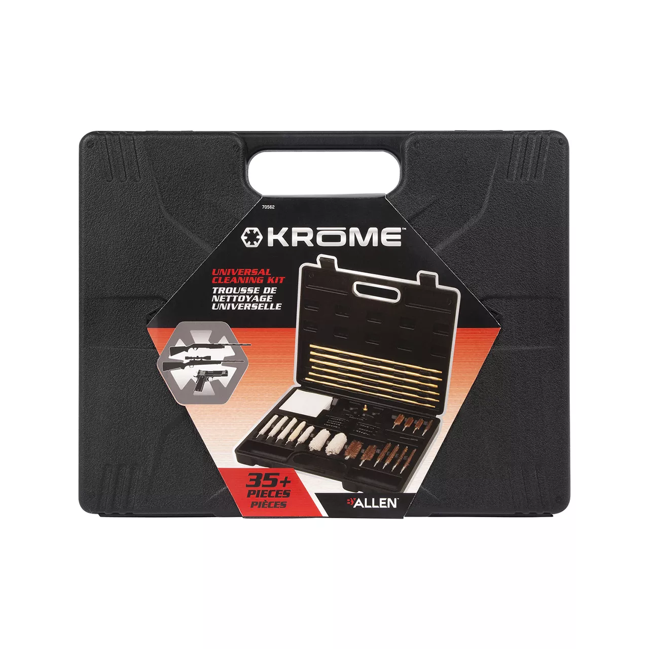 Krome Universal Cleaning Kit Multi-Caliber Handguns, Rifles, Shotguns