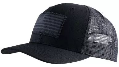 Magpul MAG1215-001, Woven American Flag Patch, Black