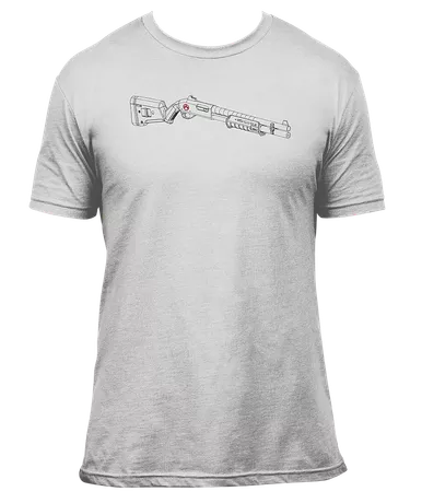 Magpul SGA Blueprint T-Shirt, Stone Gray Heather, Cotton/Polyester, Small
