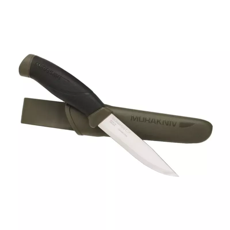Mora 2000 Utility Knife Rubber Handle Black/Green 4.3"