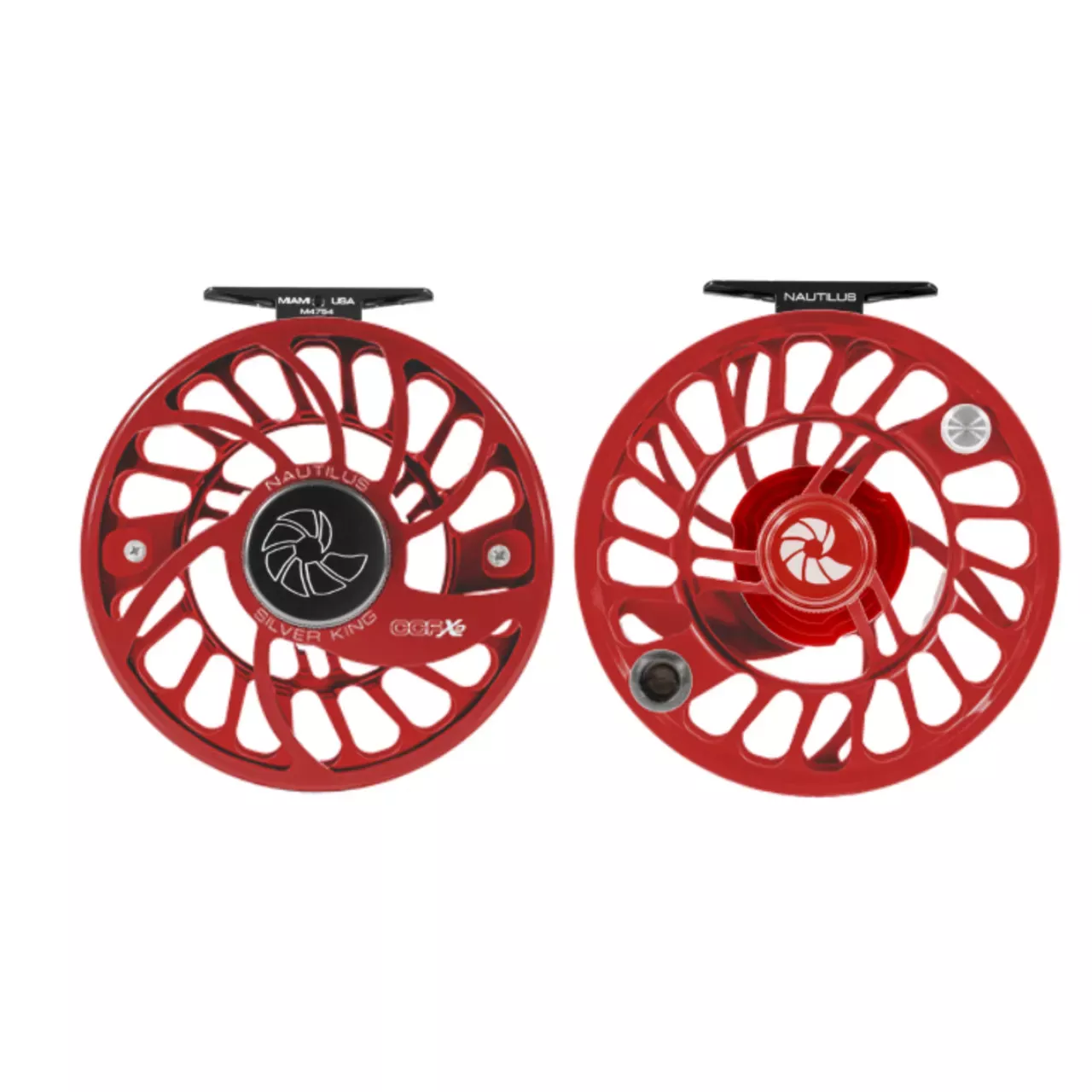Nautilus CCF-X2 Series Fly Reel – 6-8 Wt Red