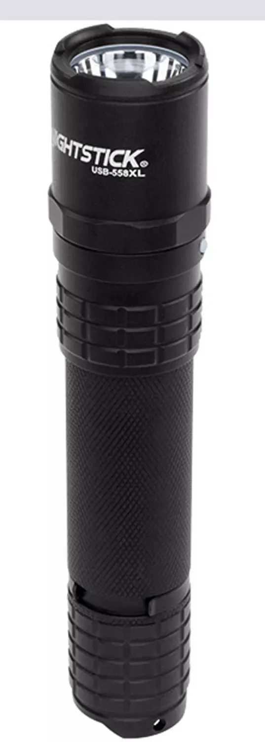 Nightstick USB-558XL Tactical Black Anodized Hardcoat Aluminum White Cree LED 100/350/900 Lumens 215 Meters Range