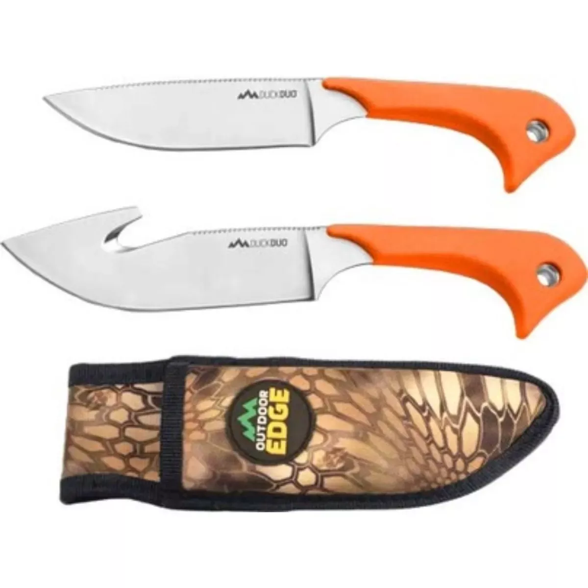 Outdoor Edge Duck Duo Caper-Skinner Knife with Sheath