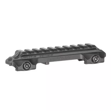 Reptilia RMU Mount Picatinny Riser, 9 Slots, Black Anodized