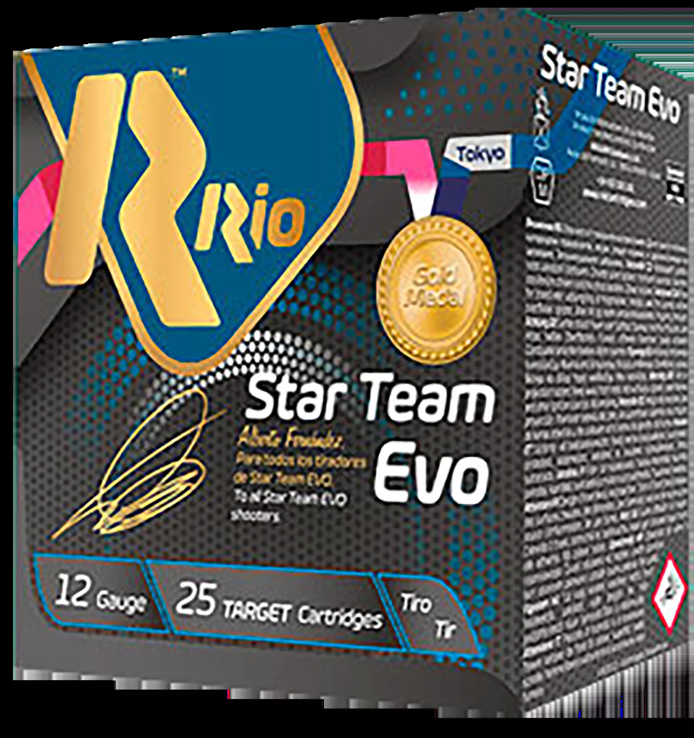 Rio Ammunition ST2875 Star Team EVO 12 Gauge 2.75" 1 oz 7.5 Shot 25 Per Box