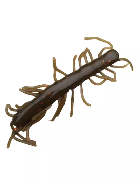 River Rock Baits Helgripede 3.5″ – Green Pumpkin Copper