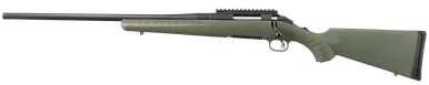 Ruger 26918 American PredatorFull Size 308 Win 4+1 22" Matte Black Threaded Barrel Matte Black Steel Receiver w/Picatinny Rail, Fixed Moss Green Synthetic Stock, Left Hand