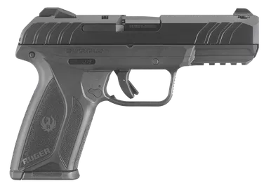 Ruger 3811 Security-99mm Luger 10+1 4" Black Steel Barrel, Black Oxide Serrated Steel Slide, Black Polymer Frame w/Picatinny Rail, Black Polymer Grip