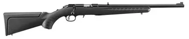Ruger American Rimfire Compact, 17 HMR, 18.00" Barrel, 9 Rds, Satin Blued