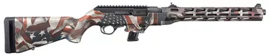 Ruger PC Carbine, 9MM, 16.12" Barrel, 10 Rds, American Flag Camo