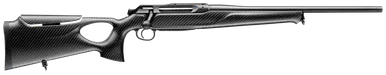 Sauer 80117133 505 Synchro XTC Full Size 300 Win Mag 2+1 22" Matte Blued Threaded Barrel, Matte Blued Saddle Mount Steel Receiver, Black Thumbhole w/Adj Comb Carbon Fiber Stock