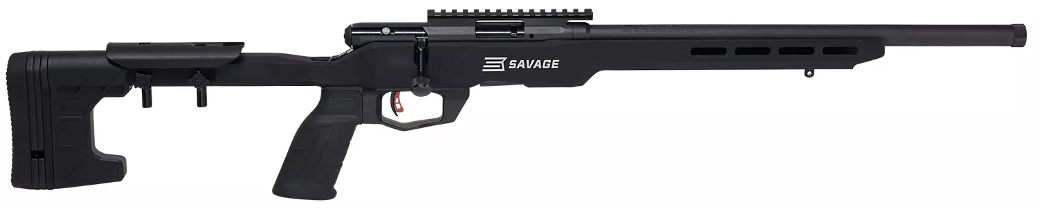Savage B22 Precision Bolt Action 22 WMR Rifle 18" 10+1 Black
