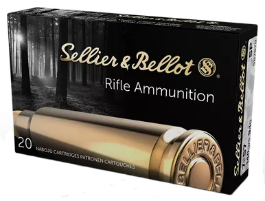 Sellier & Bellot SB757B, 7x57mm Mauser, 140gr Soft Point, 20 Rds, Brass