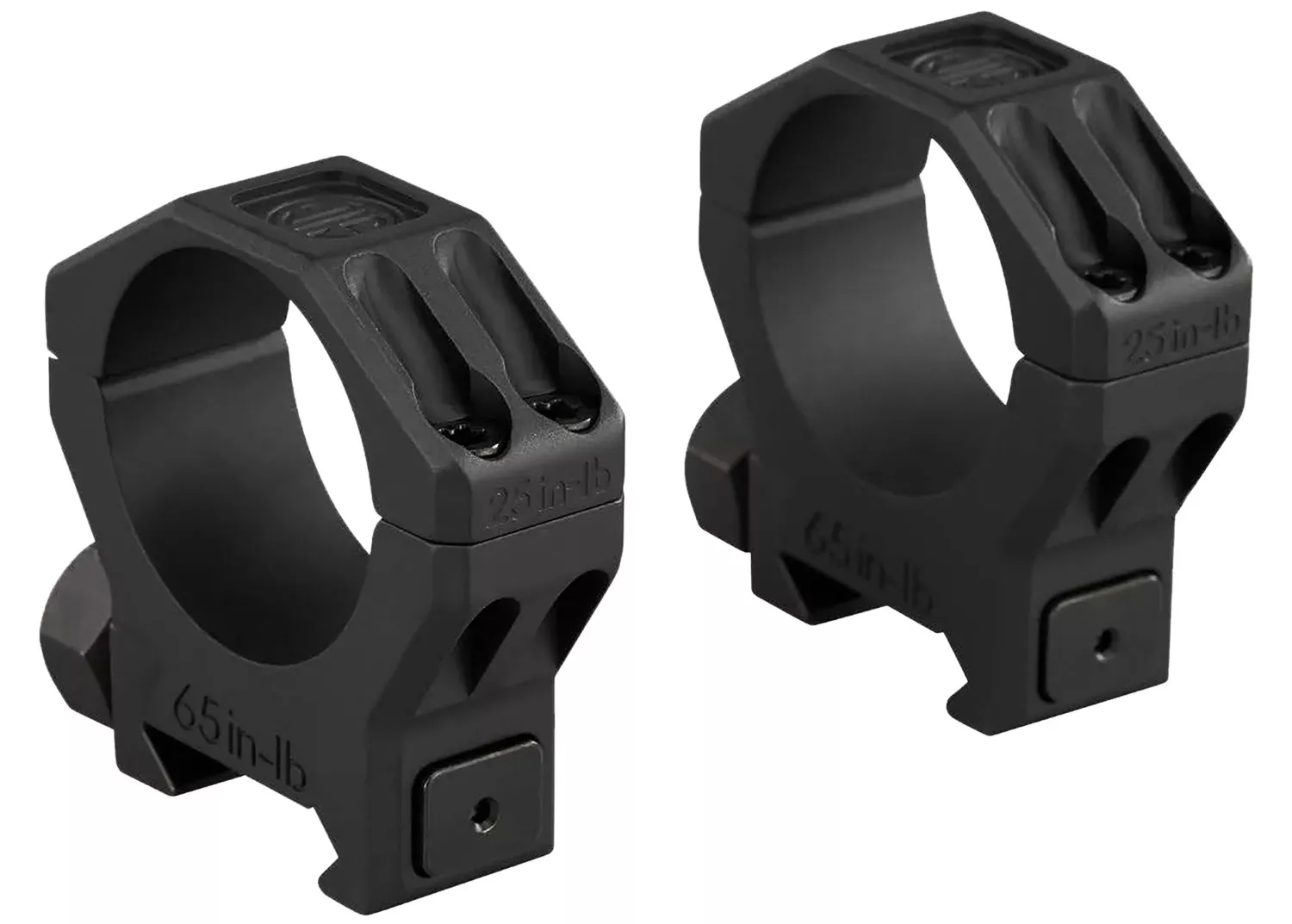 Sig Sauer Alpha 6 Scope Rings Medium 30mm Black SOA63002