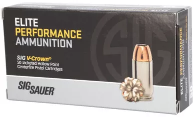 SIG Sauer Elite V-Crown JHP, 40 S&W, 50 Rds