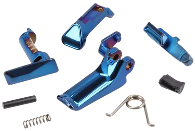 SIG Sauer P365X Controls Parts Kit, Polished Blue PVD Plating