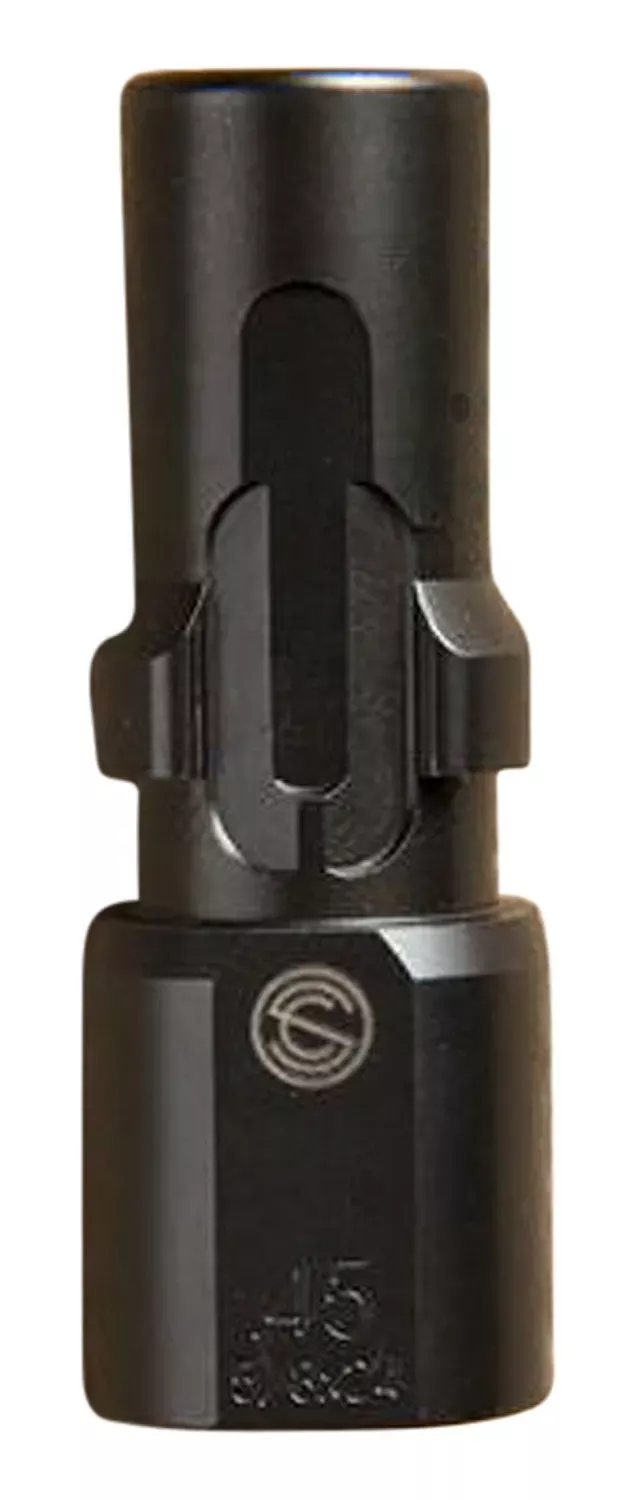 SilencerCo 3-Lug Muzzle Device Black with .578"x28 Threads for 45 ACP