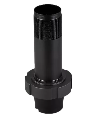 SilencerCo AC872 Salvo 12 Mossberg 500 Choke Mount Adapter, Improved Cylinder, Black
