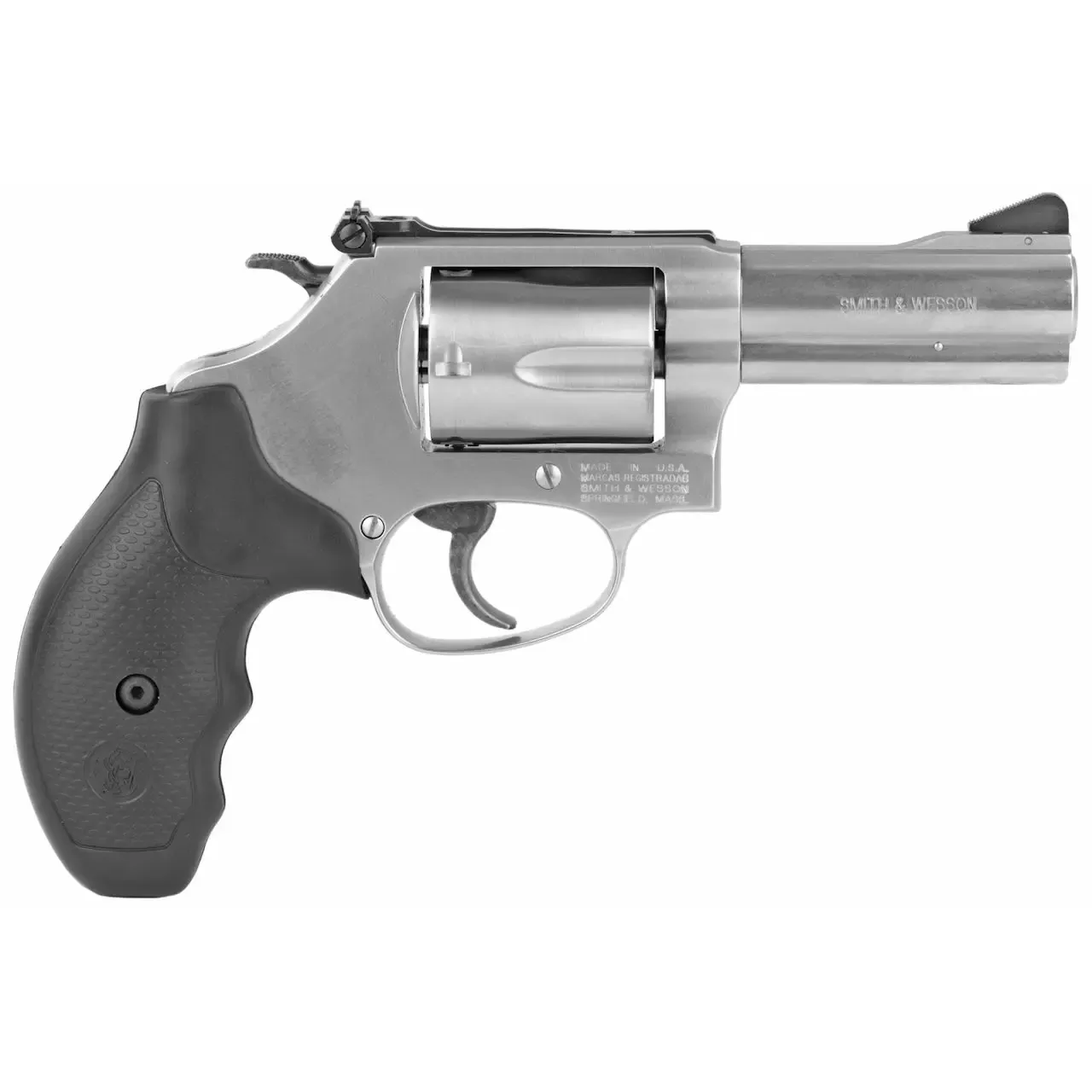 Smith & Wesson 60 .357 Mag Revolver/.38 Special +P 3″ BBL Satin Stainless 5 Rd 162430