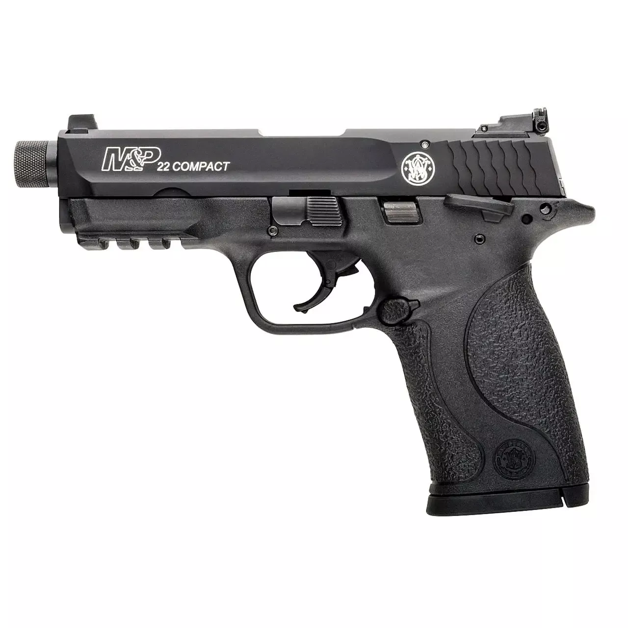 Smith & Wesson M&P22 Compact Suppressor Ready 3.56" 22 LR Pistol