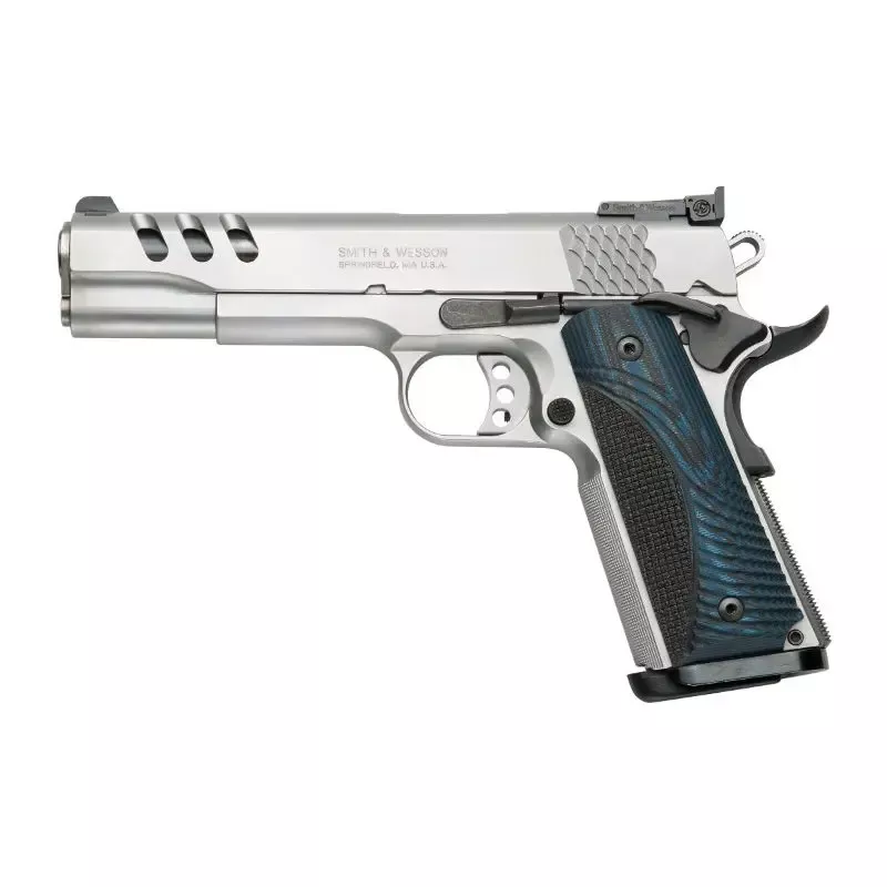 Smith & Wesson Performance Center SW1911 Custom .45 ACP Pistol 5" SS BBL Glassbead 8 Rd