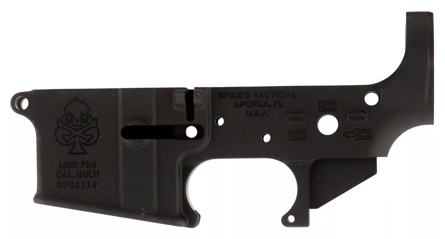 Spikes Tactical PHU Spade Stripped Lower Receiver Matte Multi Cal.