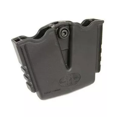 Springfield 1911-A1 Double Magazine Pouch, Black Kydex, Matte Finish