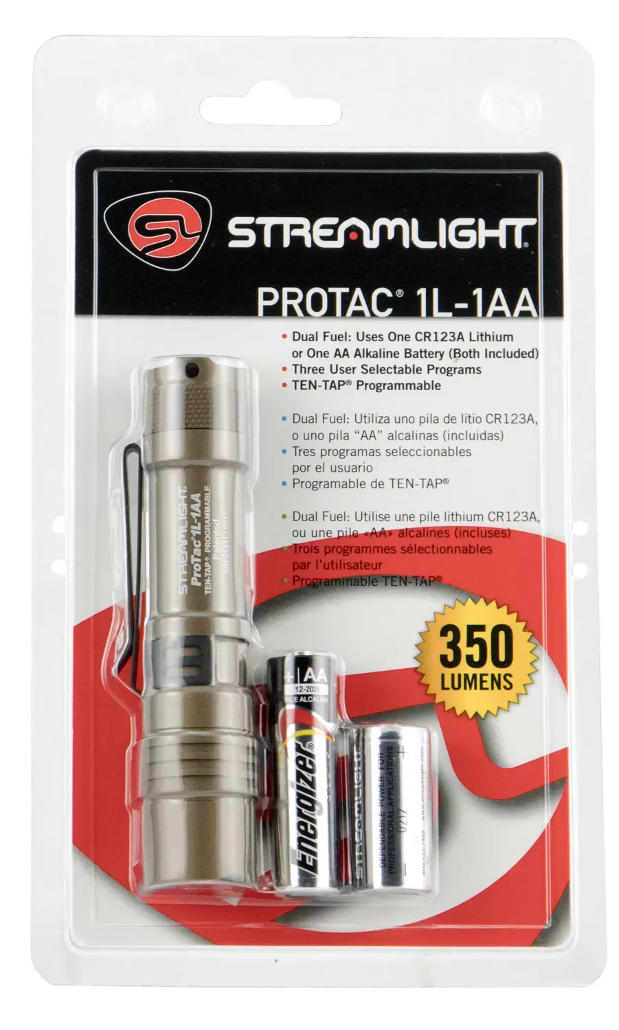 Streamlight ProTac 1L Coyote Aluminum White LED
