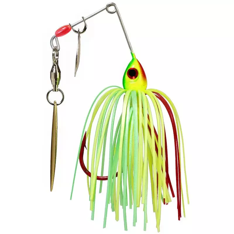 Strike King Bleeding Bait Mini-King Spinnerbait - 1/8 oz. Bleeding Fire Tiger
