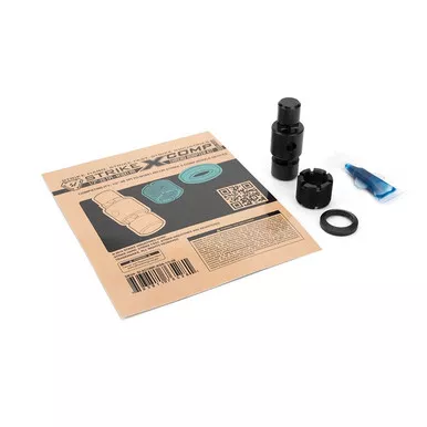 Strike X-Comp Thread Adapter Kit, 1/2”-28 TPI – M18x1 RH, Black Finish