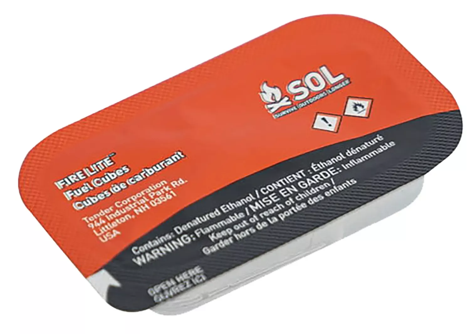 Survive Outdoors Longer SOL Fire Lite 4 Packs of 12 Cubes