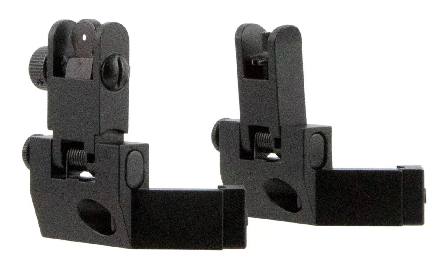 TacFire 45 Degree Sight Set Flip Up Black Anodized AR-Platform