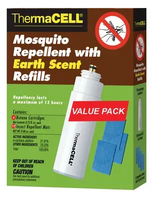 Thermacell Mosquito Repellent Earth Scent Refills Value Pack