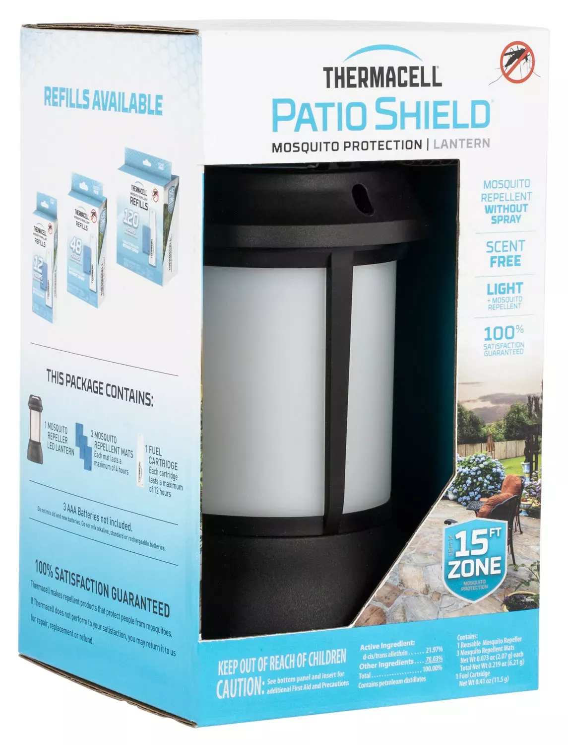 Thermacell PS-LL2 Patio Shield Mosquito Repeller Lantern