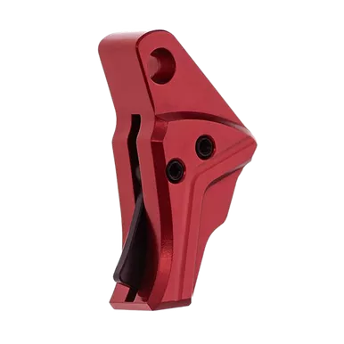 Tyrant CNC I.T.T.S Trigger, Red/Black, Aluminum, Fits Glock Gen3-4