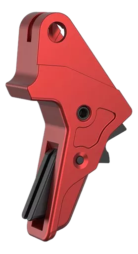 Tyrant CNC TDMPTRIGFSCRED/BLK, Red/Black, Fits S&W M&P Full-Size & Compact