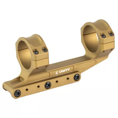 Unity Tactical REKE Scope Mount, 35mm, 1.54" Height, Flat Dark Earth, Anodized