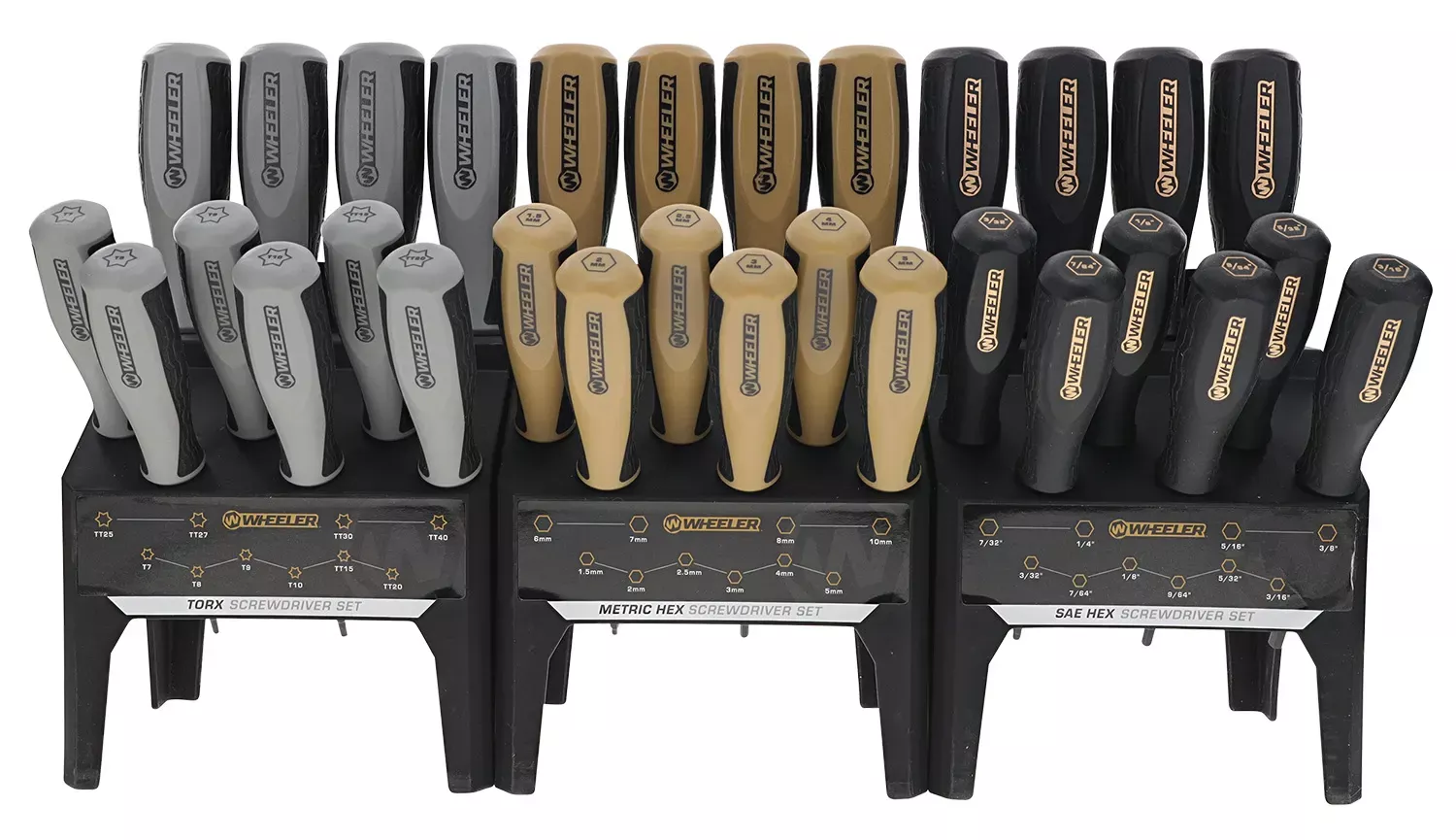 Wheeler Hex/Torx Benchtop Screwdriver Set