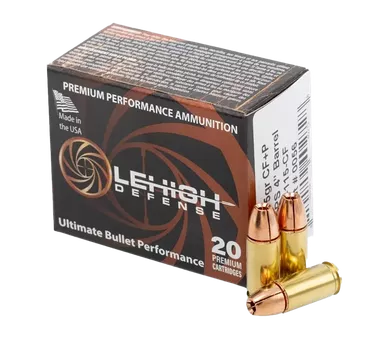Wilson Combat LA9115CF, 9MM, 115gr, 20 Rds, Brass
