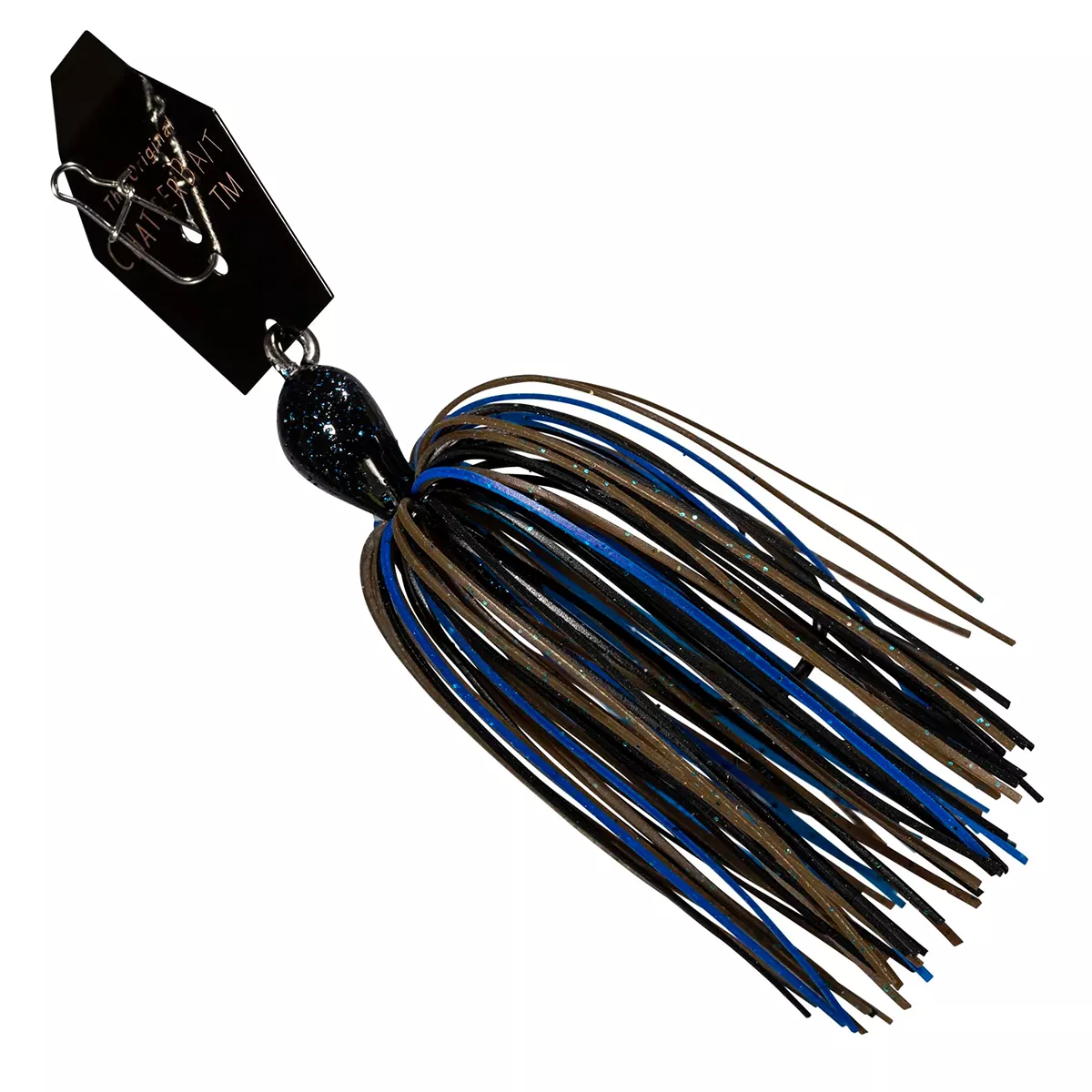 Z-Man Big Blade ChatterBait Jig – Black/Blue Candy 1/2 oz.